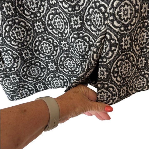 NWT PERFECT for OFFICE NEUTRAL SHADES of GRAY SKIRT 3X #L - Picture 4 of 6